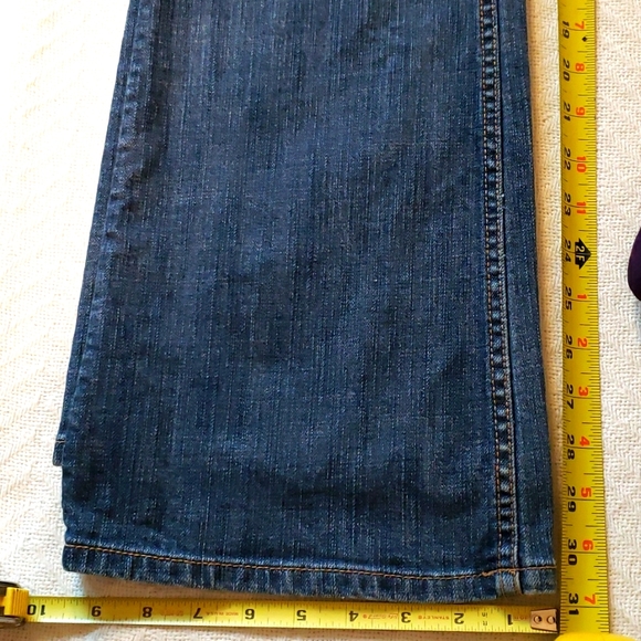 Allen B Schwartz Wide Leg Jeans Women's size 8 - Picture 8 of 8